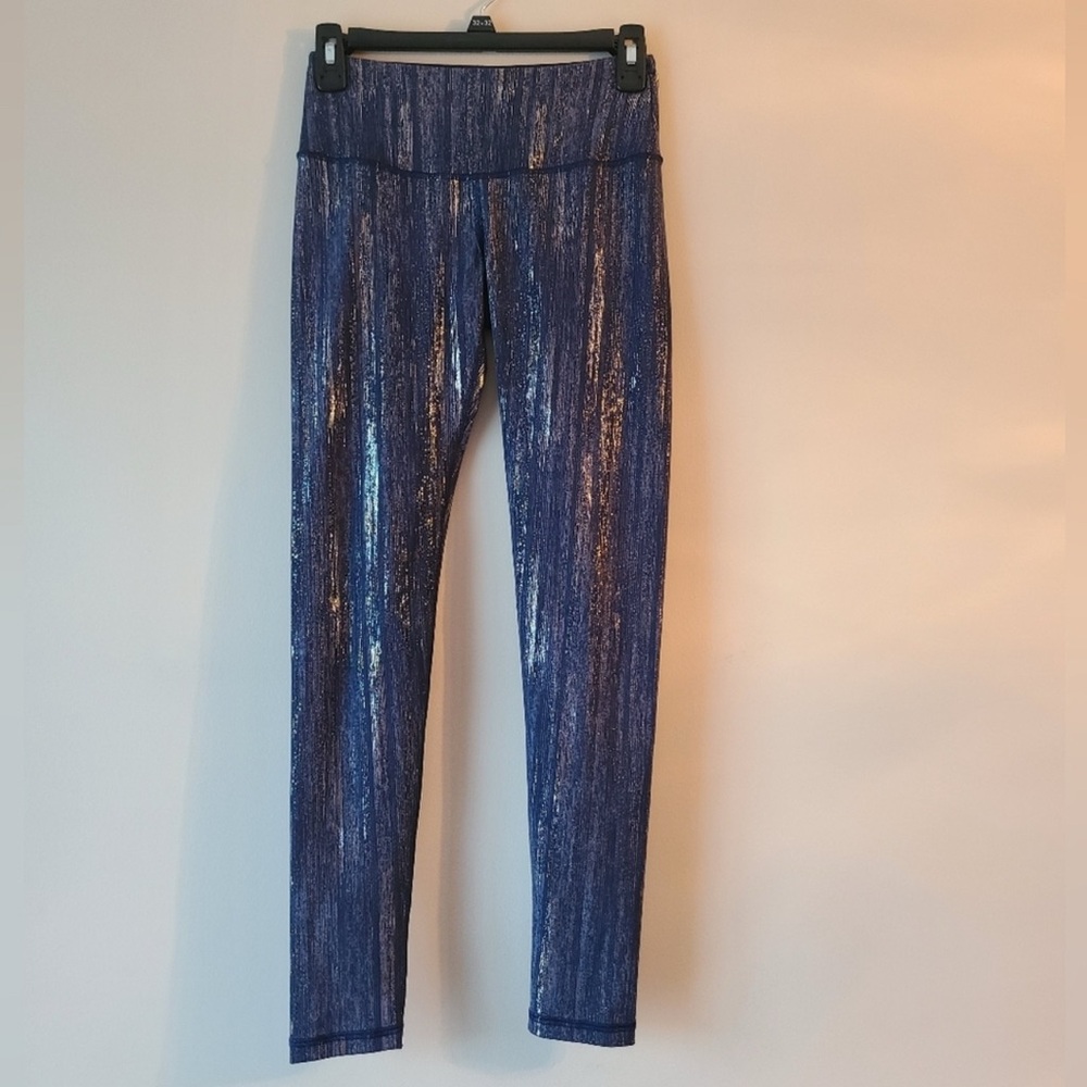 Blue Shimmer Leggings